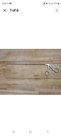 Karl Storz Laryngoscopy Bronchoscopy  clip Applying  forceps Curved 12067NR