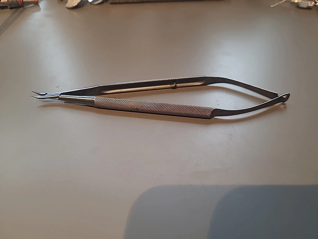 Rhein Ophthalmology Cataract Fine Needle Holder Titanium Locking 2005-1039