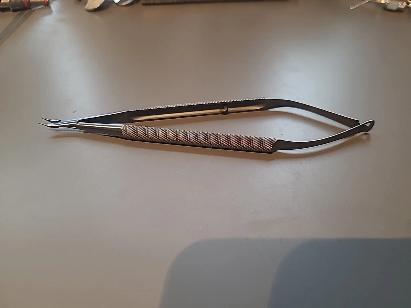 Rhein Ophthalmology Cataract Fine Needle Holder Titanium Locking 2005-1039