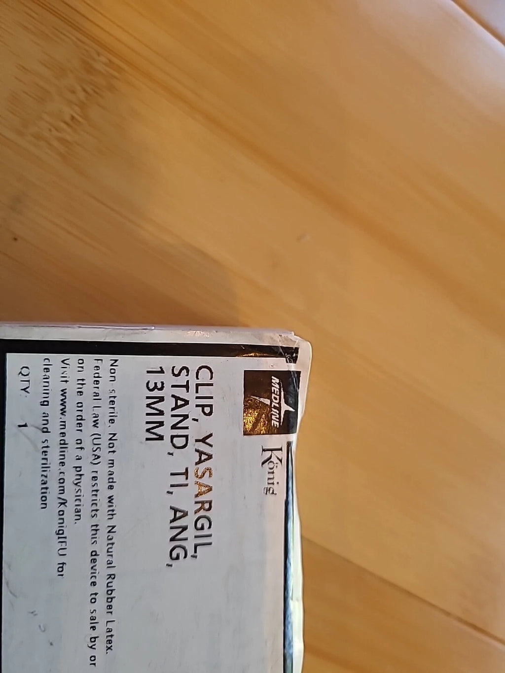 Konig Titanium Neuro Yasargil clamps Lot Of 5 New