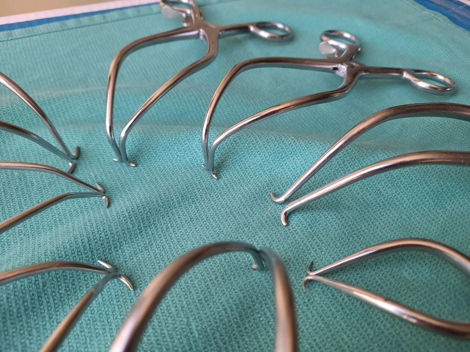 DS Codman, Buxton, V.MUELLER Gelpi Neuro Retractor Set Of 8