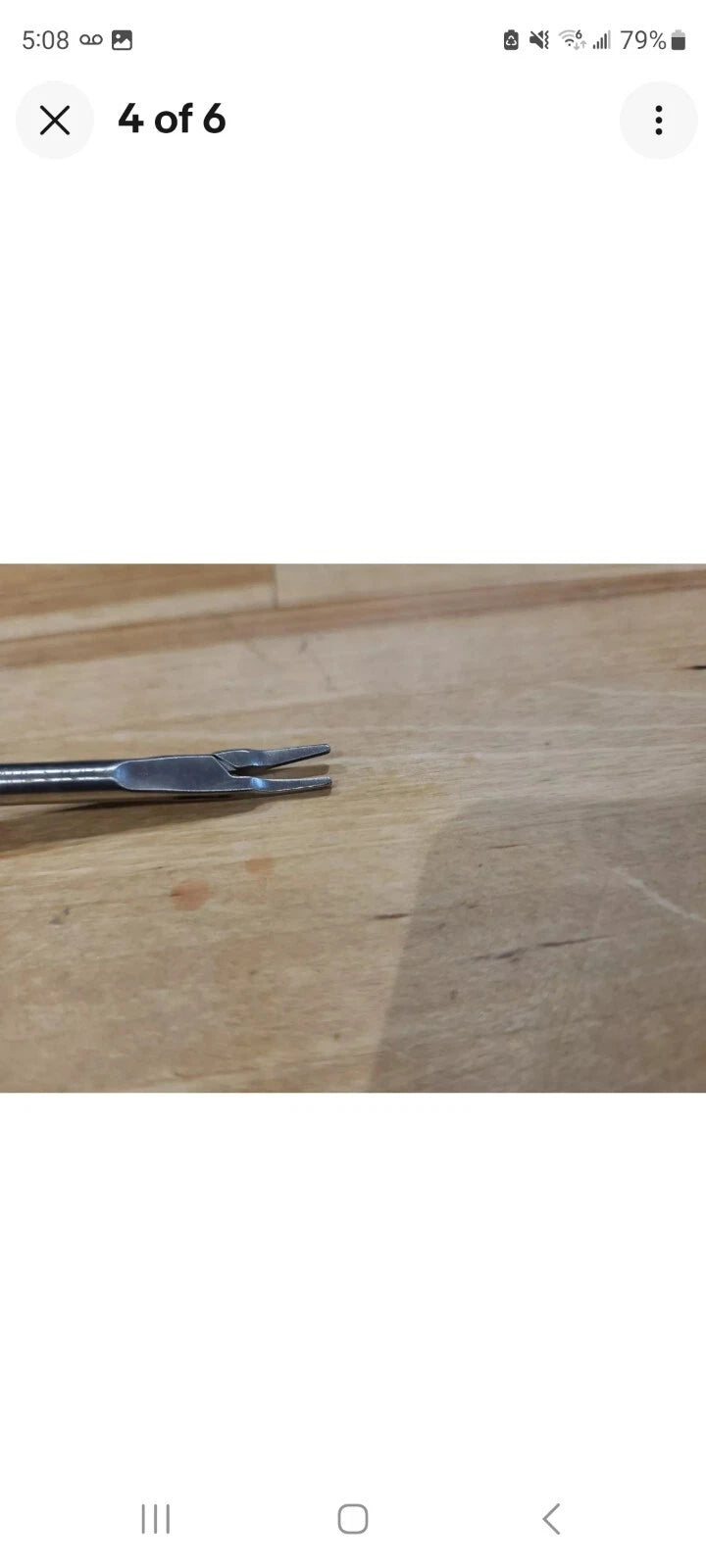 Karl Storz Laryngoscopy Bronchoscopy  clip Applying  forceps Curved 12067NR