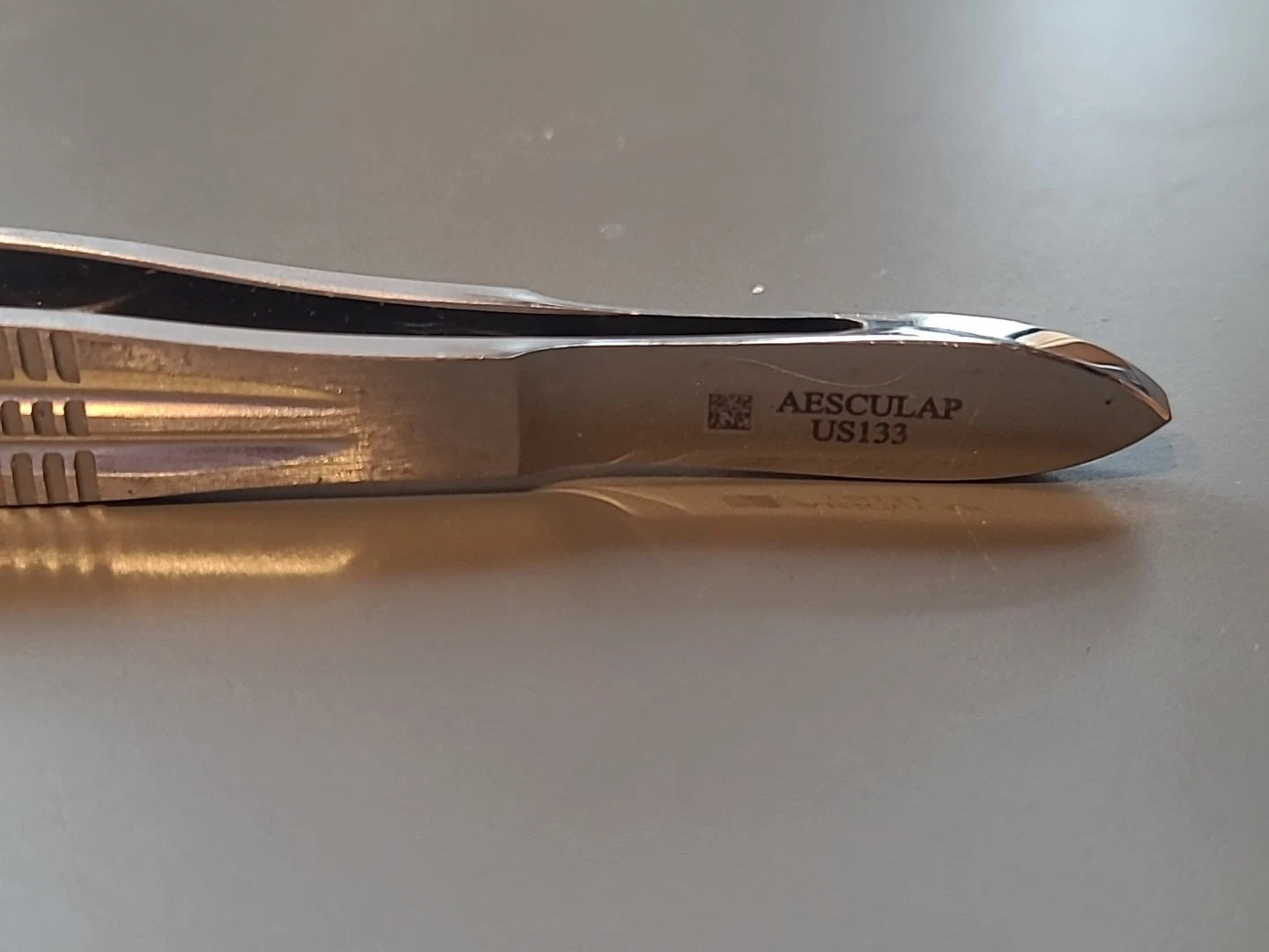 Aesculap Ophthalmology Cataract Point 5 Forceps with teeth US133