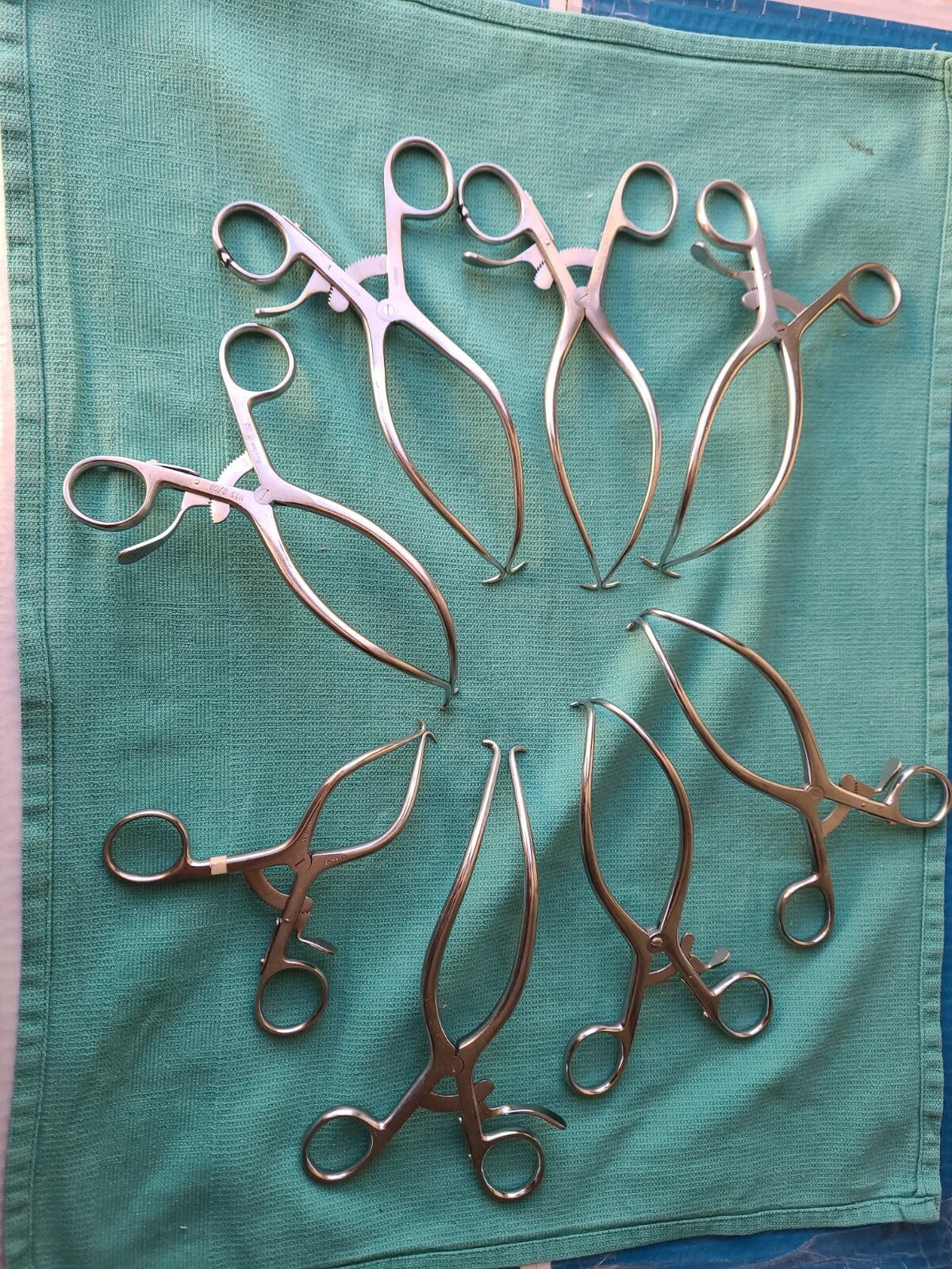 DS Codman, Buxton, V.MUELLER Gelpi Neuro Retractor Set Of 8