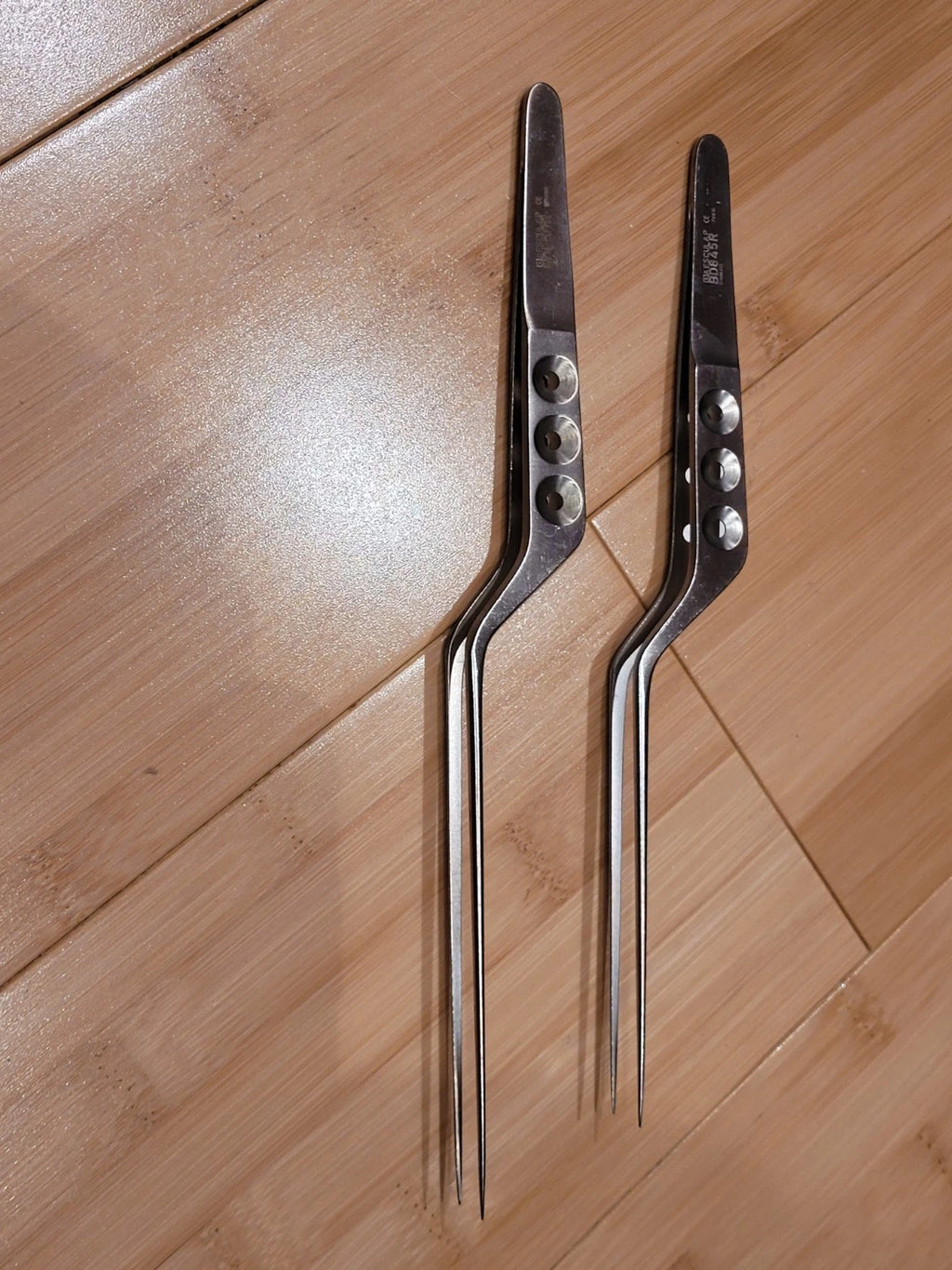 Aesculap Neuro Micro Bayonet Forceps Set Of 2 BD850R