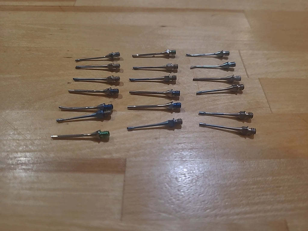 Ophthalmology Cataract Kelman I/A Tips Lot Of 19