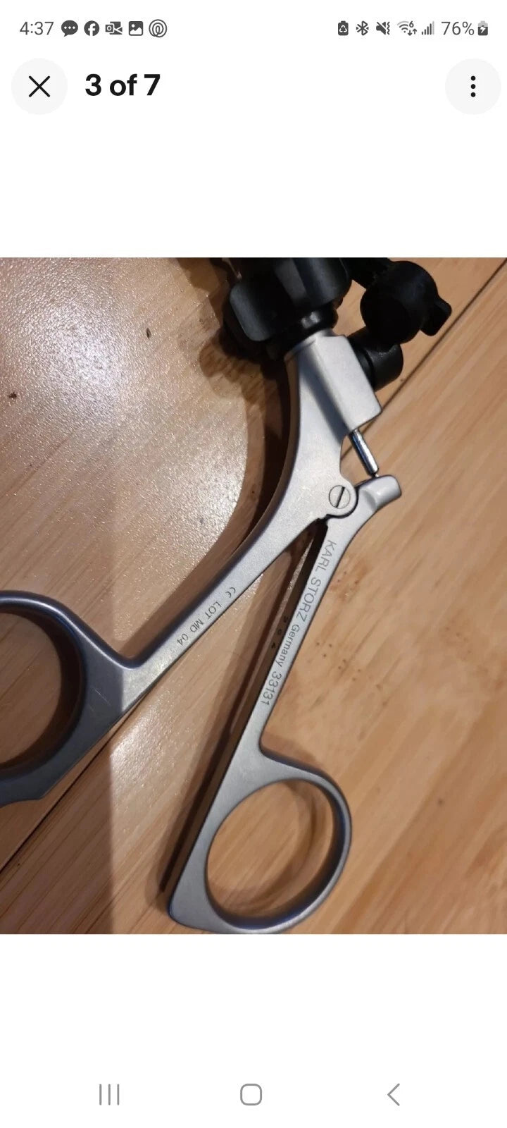 Karl Storz Clickline Laparoscopic Grasper