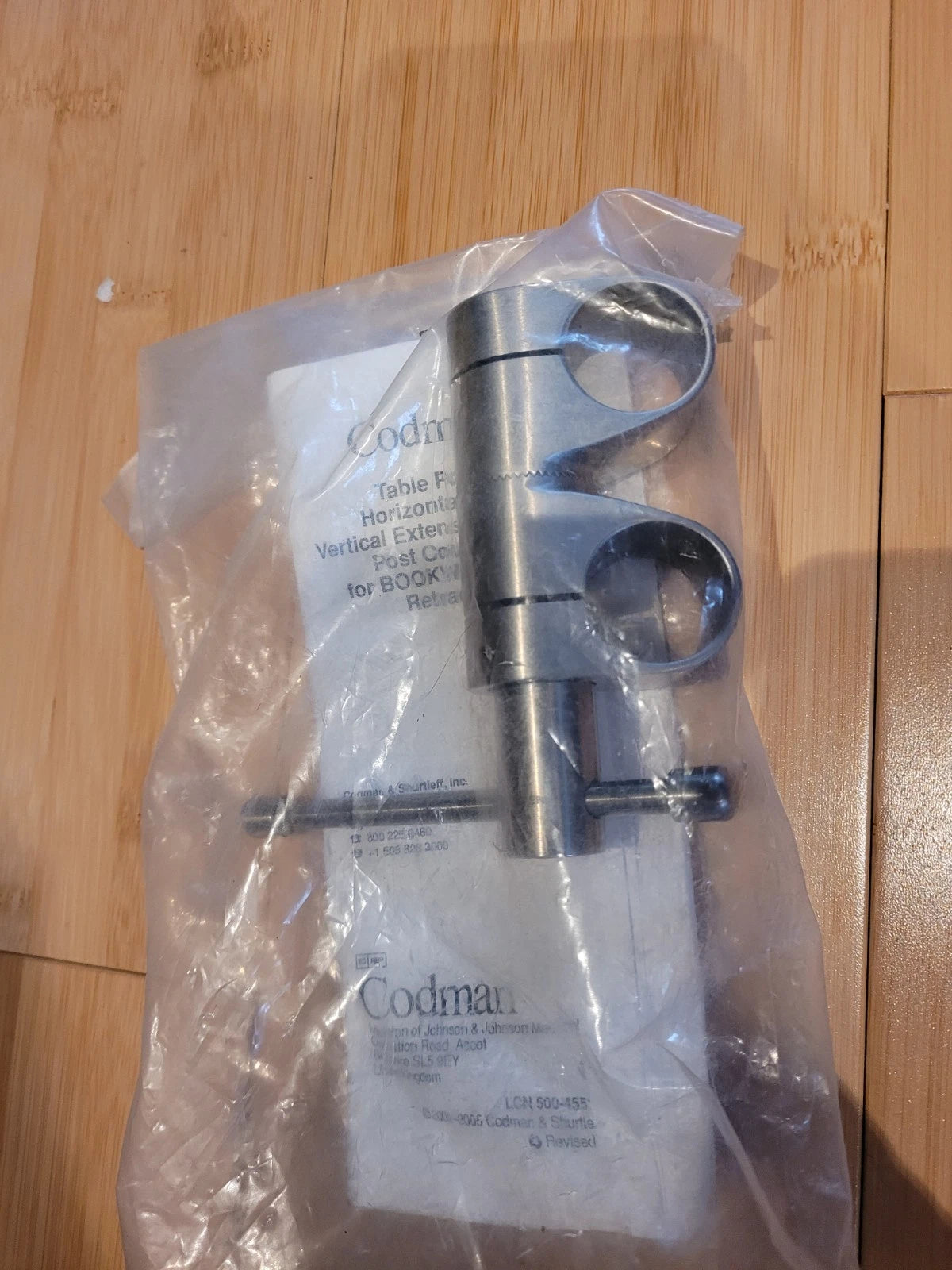 Codman Bookwalter Coupling Brand New