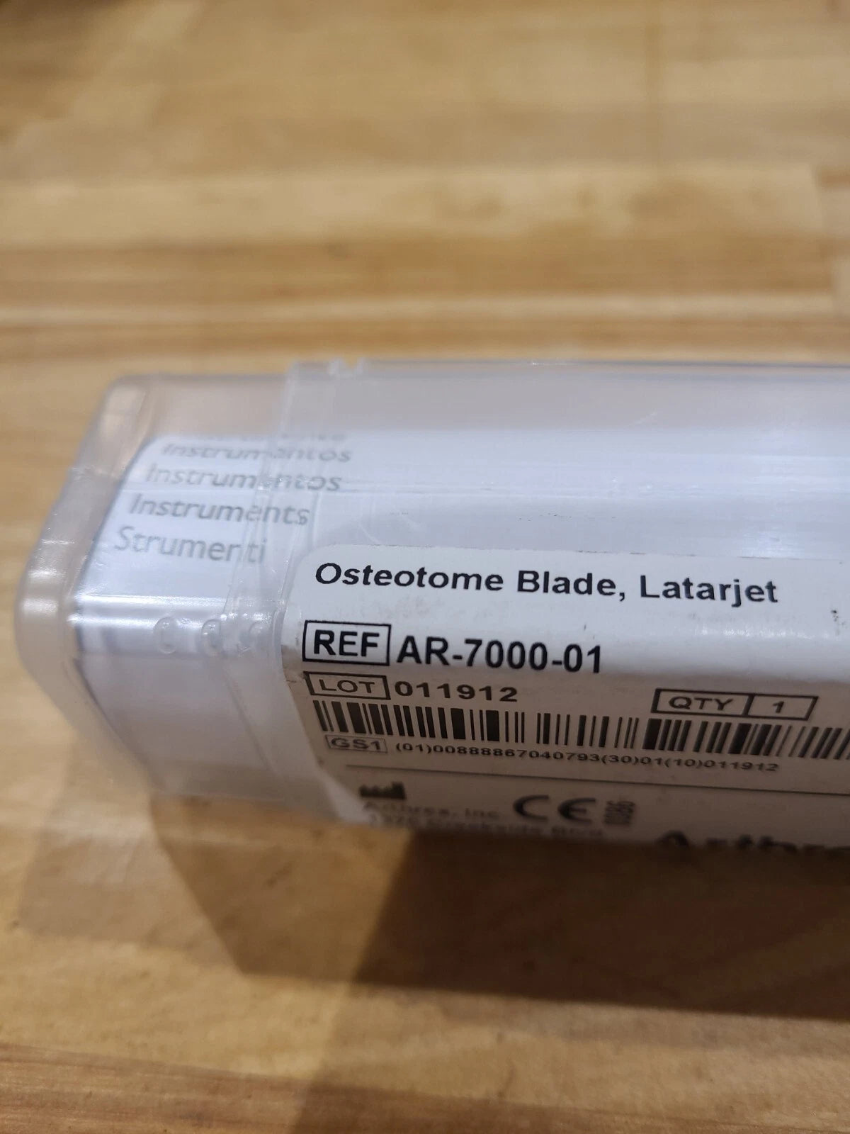 DS Arthrex Latarjet Osteotome Blade for Glenoid bone loss AR-7000-01