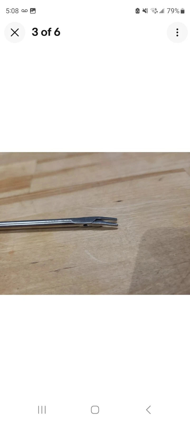 Karl Storz Laryngoscopy Bronchoscopy  clip Applying  forceps Curved 12067NR