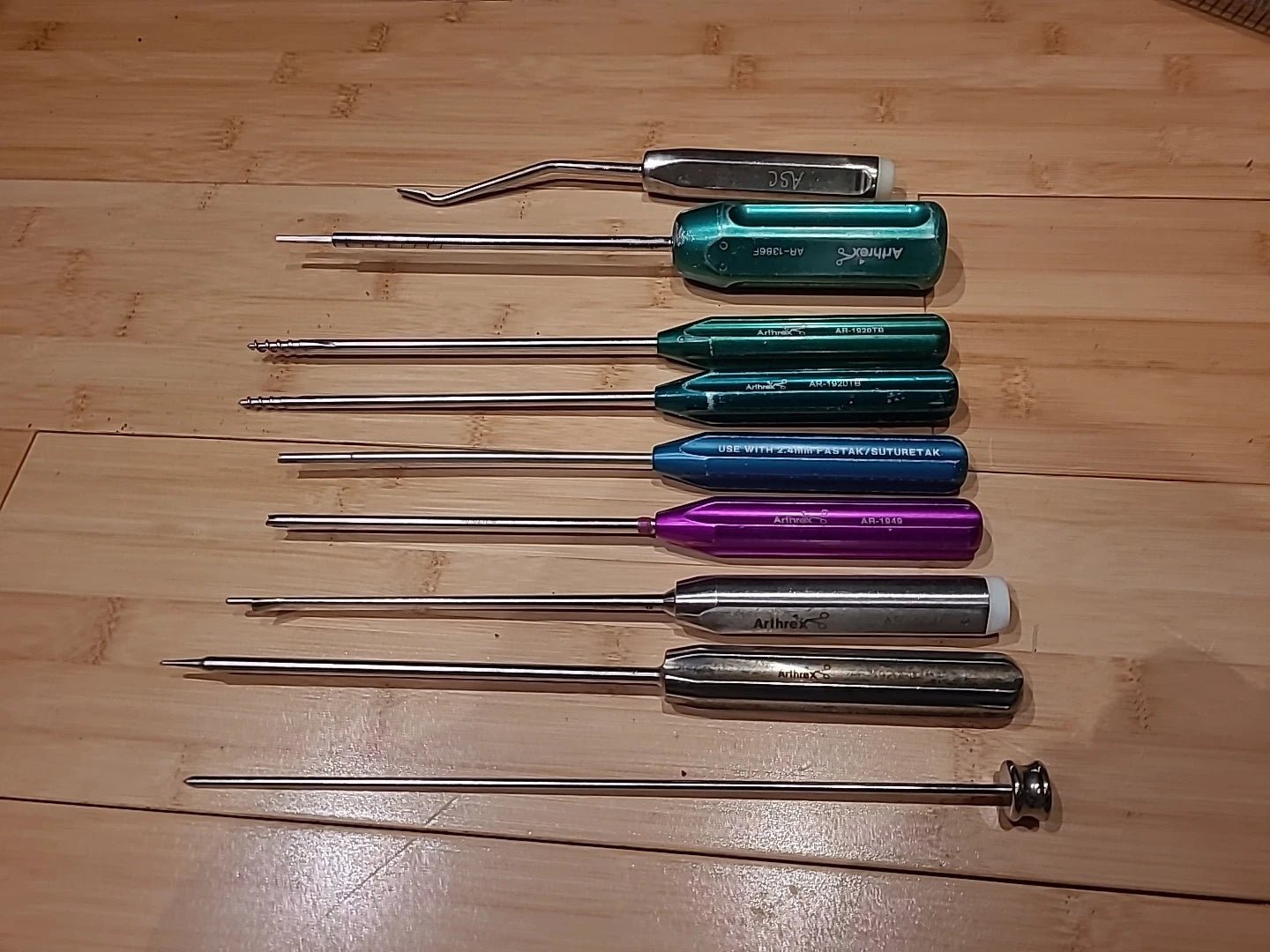 Arthrex Shoulder Arthroscopy Extras Set Of 9