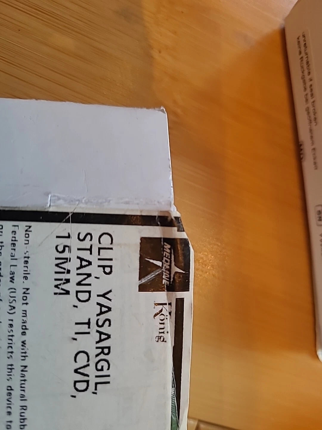 Konig Titanium Neuro Yasargil clamps Lot Of 5 New