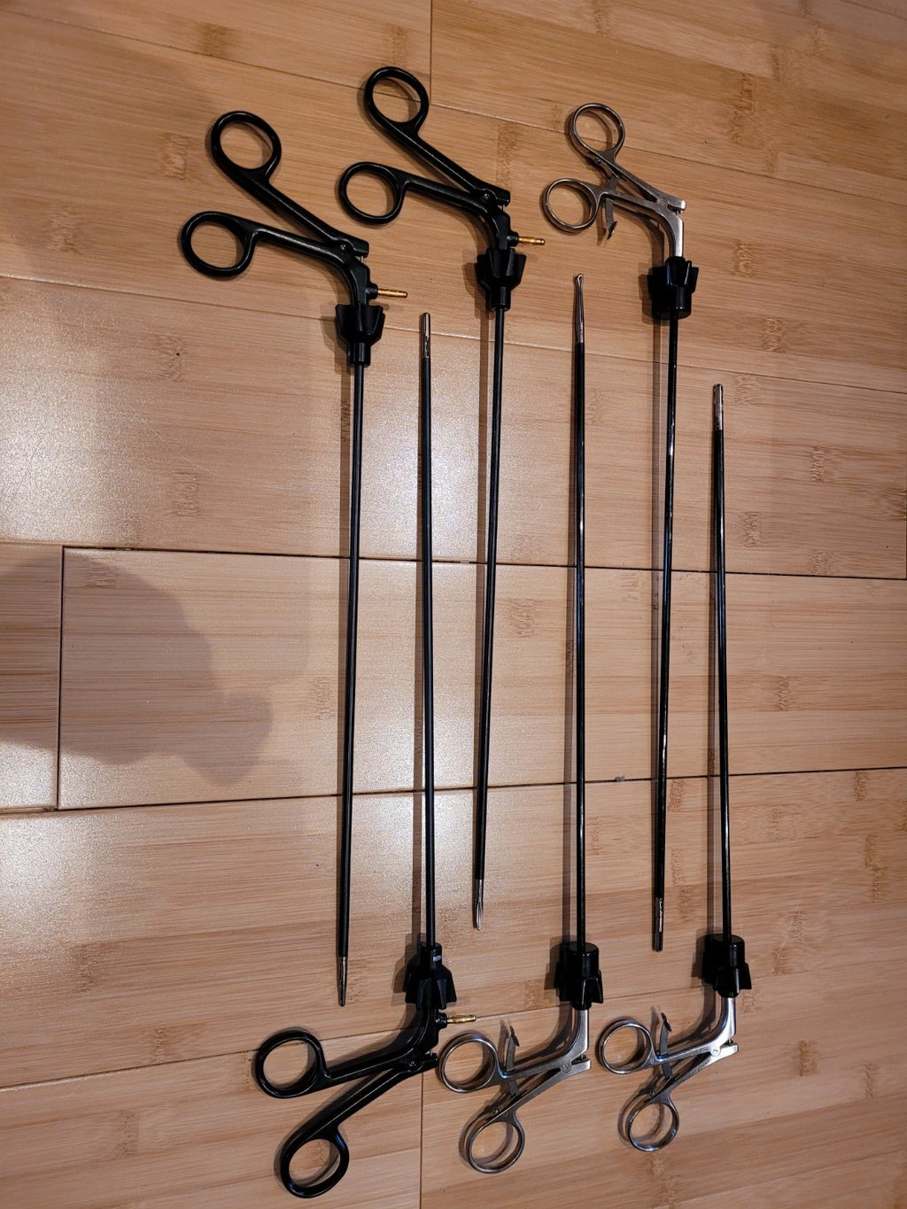 JARIT ROTO-LOK w/ rotating knob Set Of 6 Laparoscopic