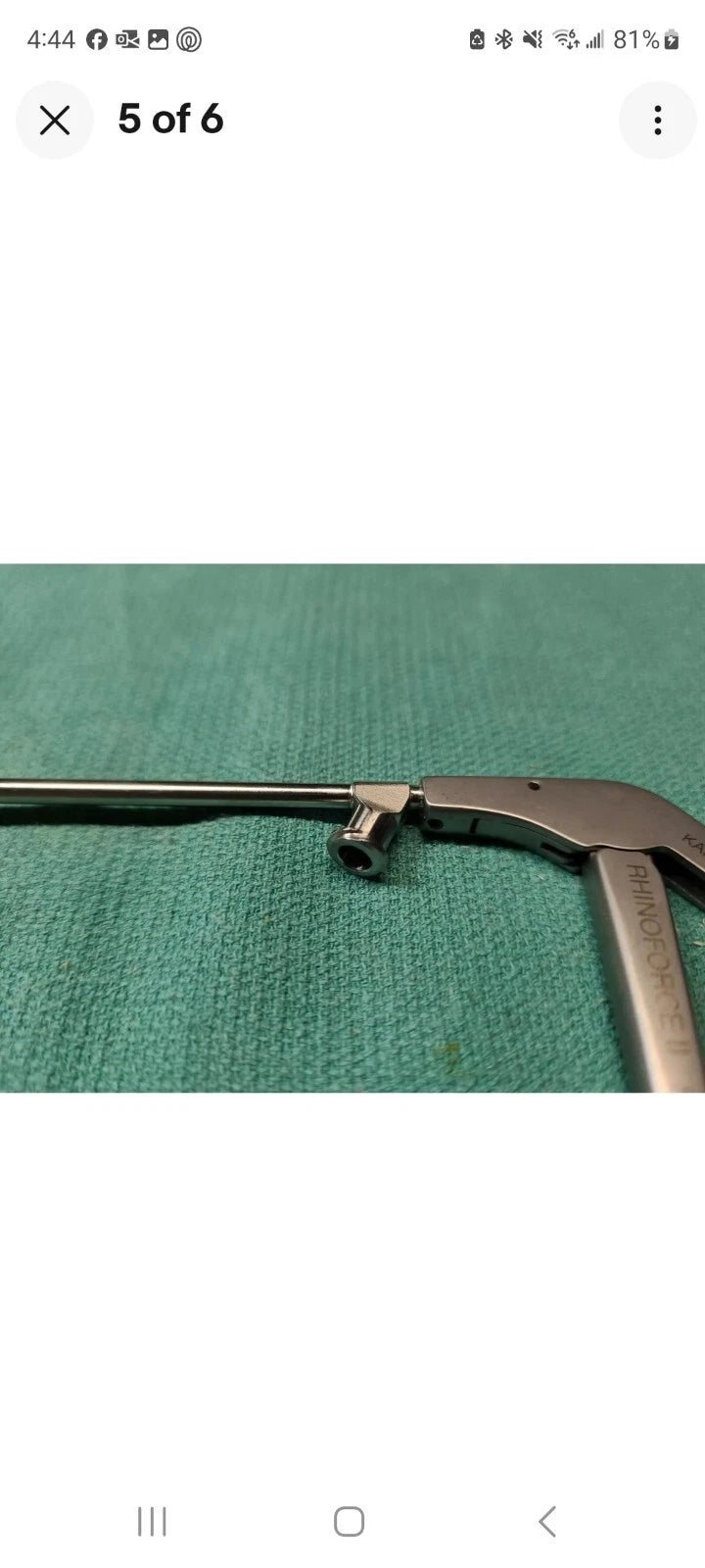 Karl Storz Nasal Sinus Rhino Ent  Punch 455010 rhinoforce