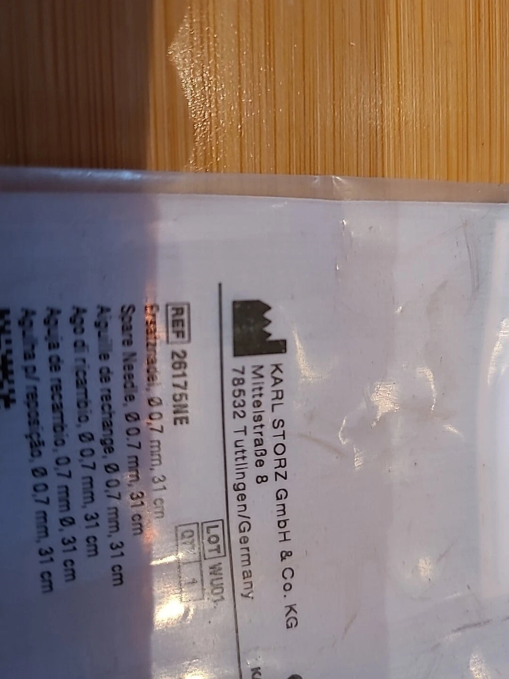 Storz Urology Mono needle Replacement Extras 26175ne