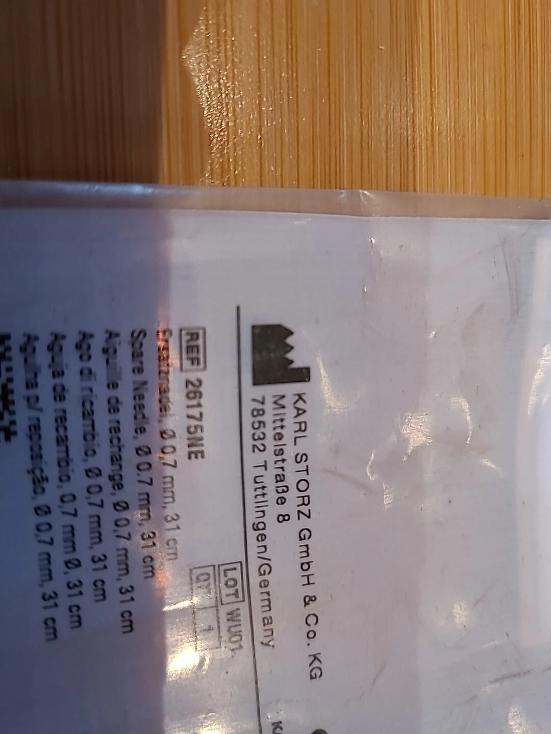 Storz Urology Mono needle Replacement Extras 26175ne