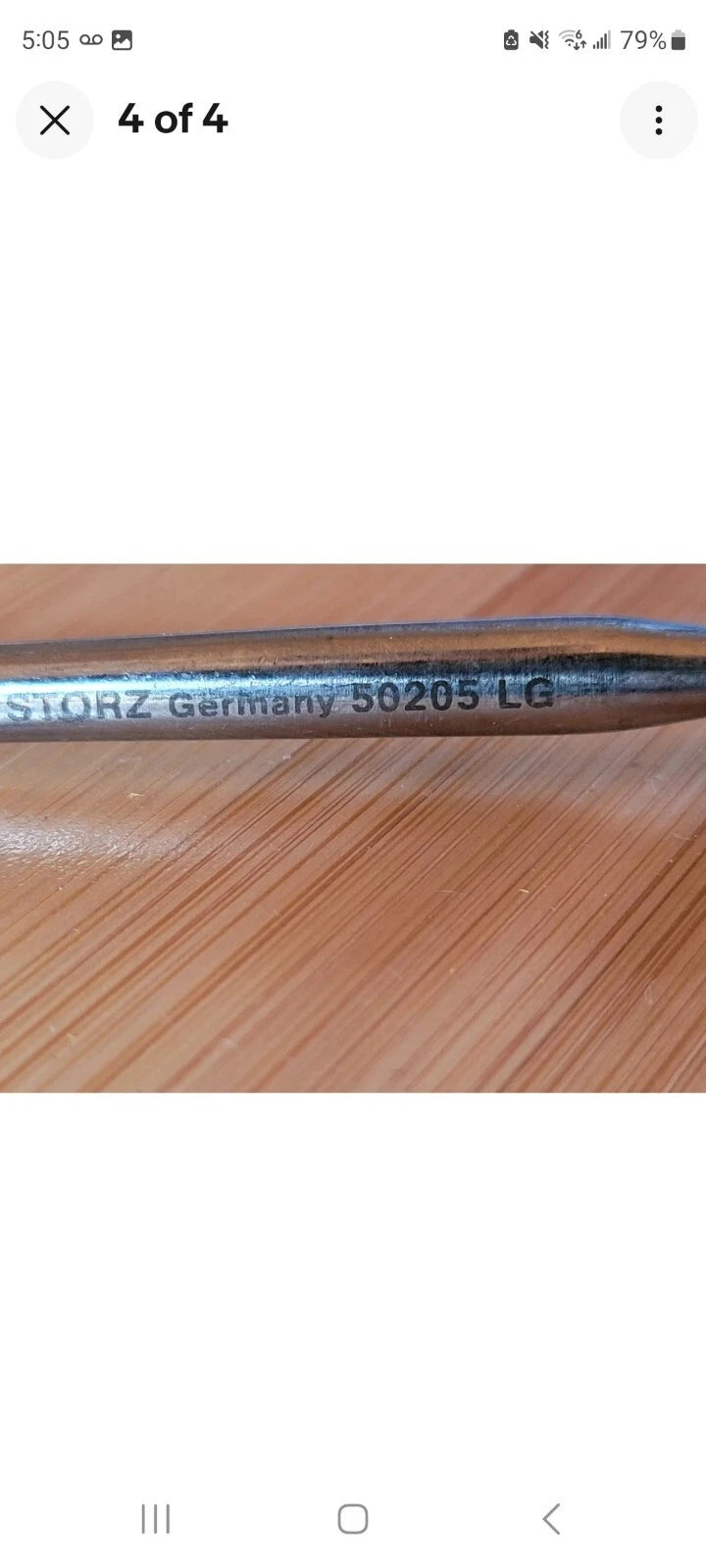 Karl Storz Maxillofacial Elevator Retractor 50205LG