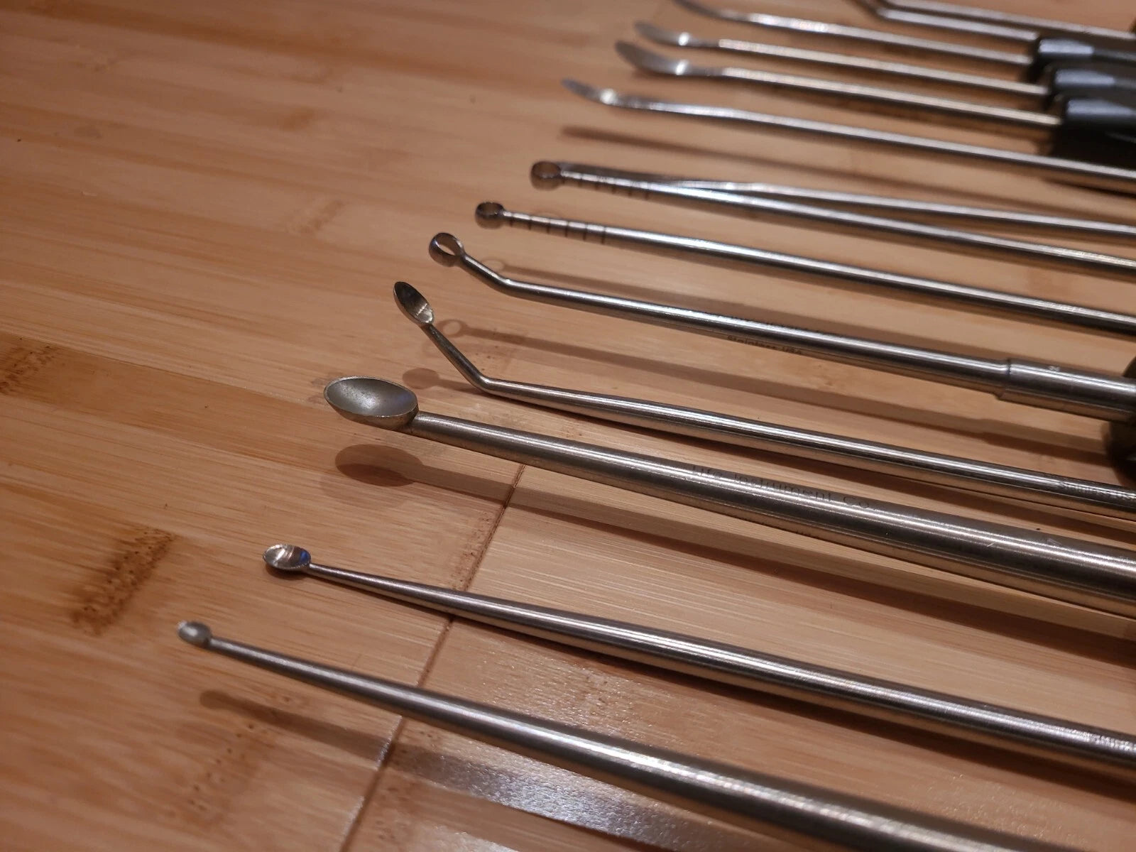 Life Instruments Spine Lumbar ACDF Elevator Currette Set Of 14